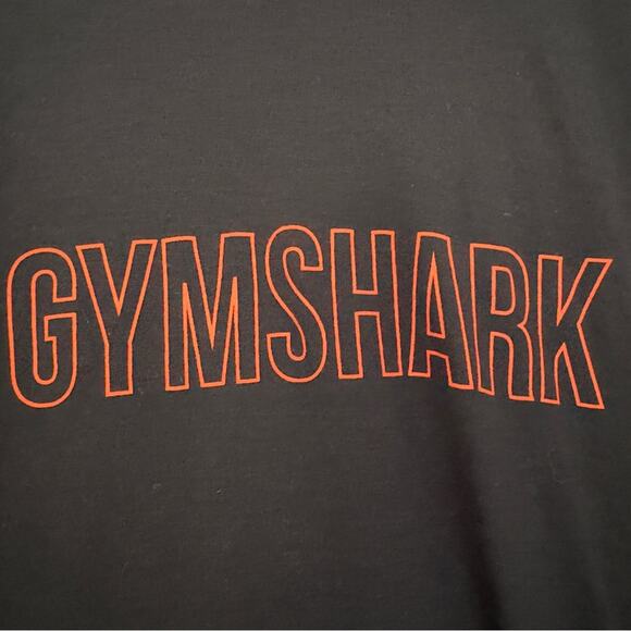 Gymshark sleeveless athletic tank top gym workout black orange Athleisure active - Picture 4 of 9